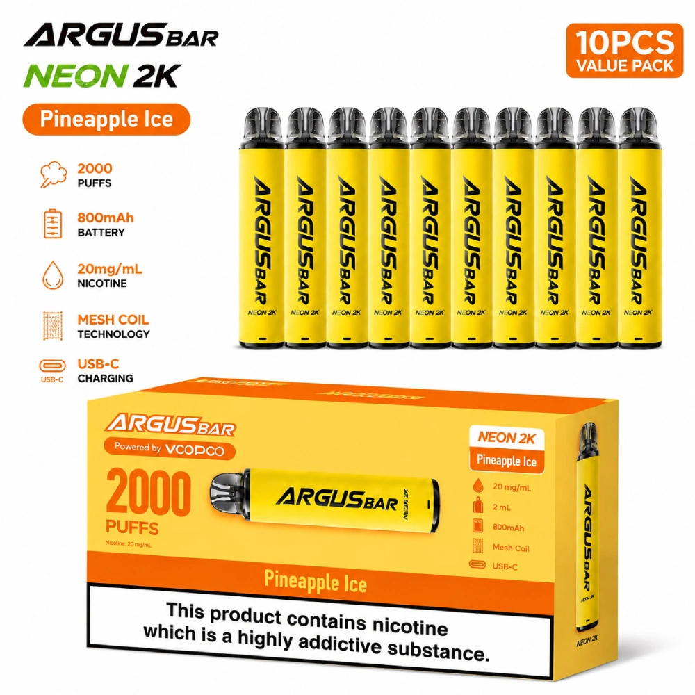 10Pcs Argusbar Neon 2K 2% 5mL