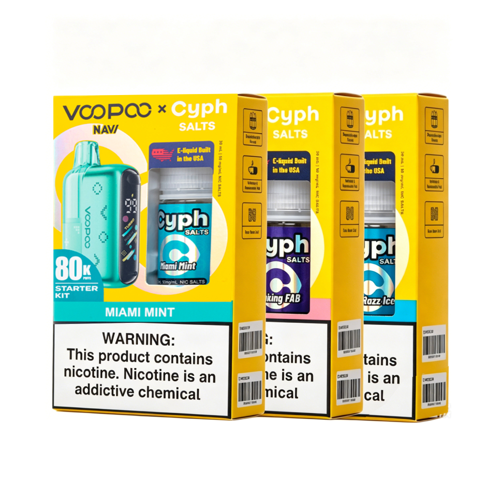 VOOPOO NAVI × CYPH 80K Starter Kit + 2 Extra Pods