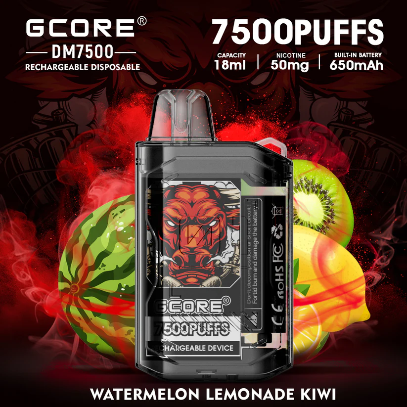 Gcore 7500 Disposable Vape (5%, 7500 Puffs)