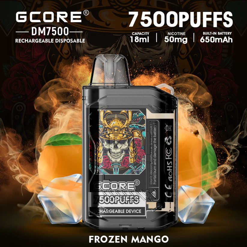 Gcore 7500 Disposable Vape (5%, 7500 Puffs)
