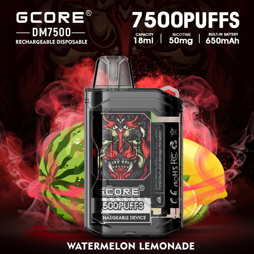 Gcore 7500 Disposable Vape (5%, 7500 Puffs)