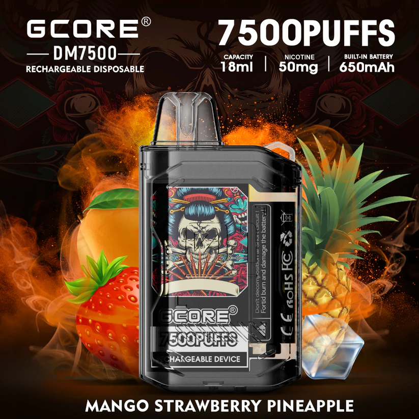 Gcore 7500 Disposable Vape (5%, 7500 Puffs)