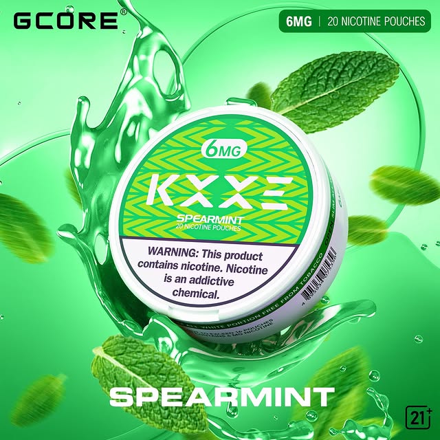 [5 Cans] KXXE Nicotine Pouches (6mg, 100 Pouches)