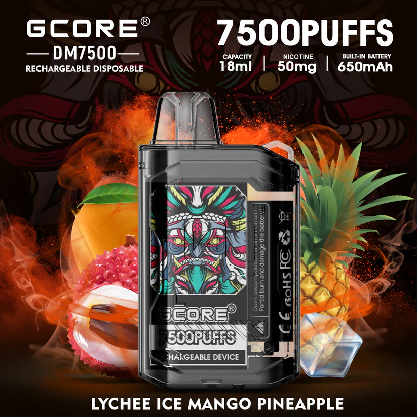 Gcore 7500 Disposable Vape (5%, 7500 Puffs)