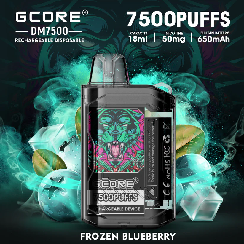 Gcore 7500 Disposable Vape (5%, 7500 Puffs)