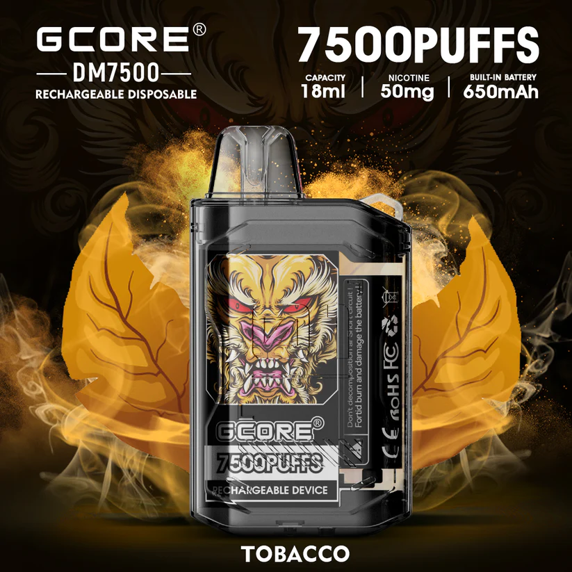 Gcore 7500 Disposable Vape (5%, 7500 Puffs)