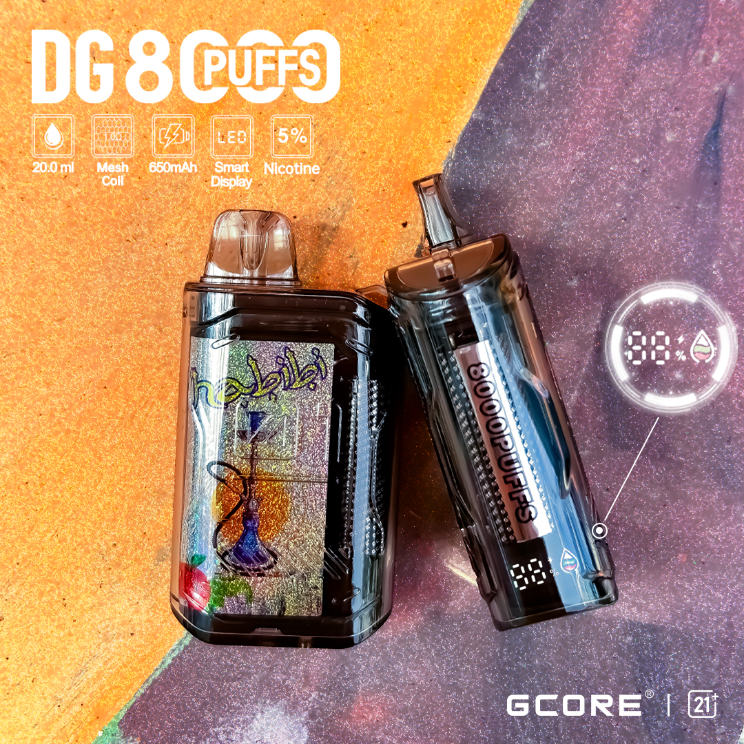 50-Pack Wholesale | Gcore 8000 Disposable Vape