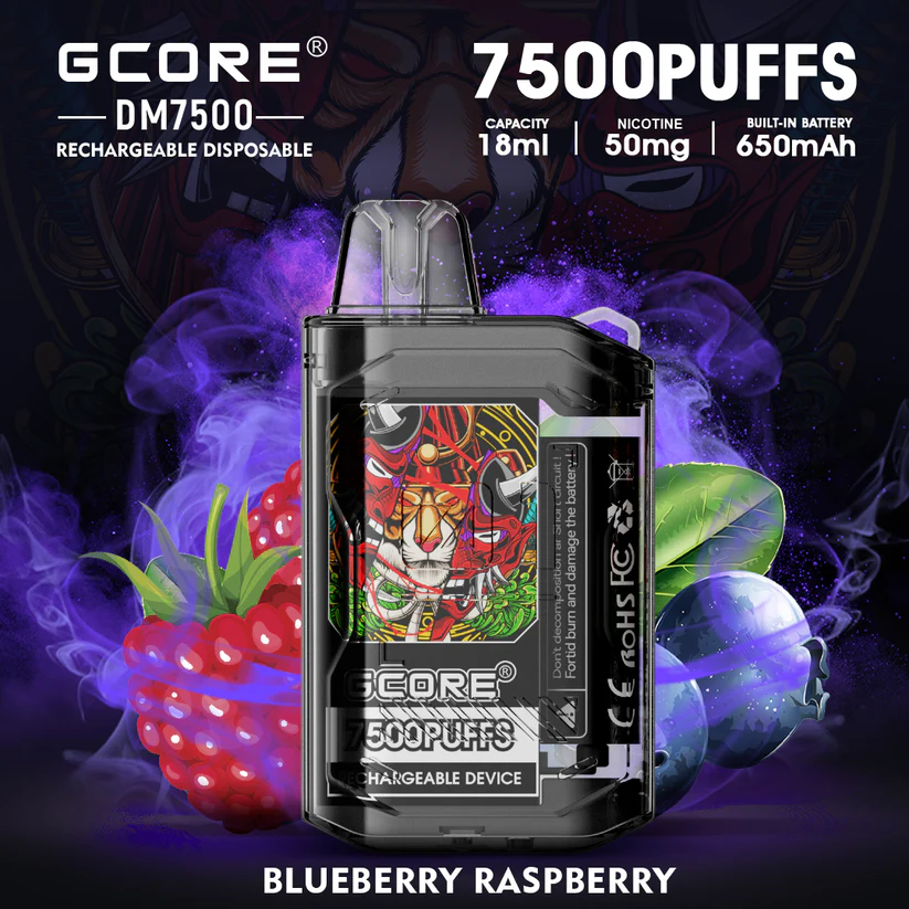 Gcore 7500 Disposable Vape (5%, 7500 Puffs)