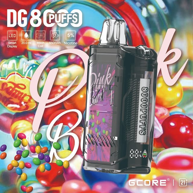 50-Pack Wholesale | Gcore 8000 Disposable Vape